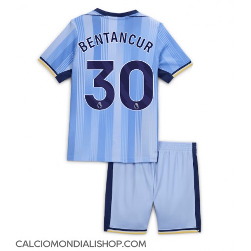 Maglie da calcio Tottenham Hotspur Rodrigo Bentancur #30 Seconda Maglia Bambino 2024-25 Manica Corta (+ Pantaloni corti)